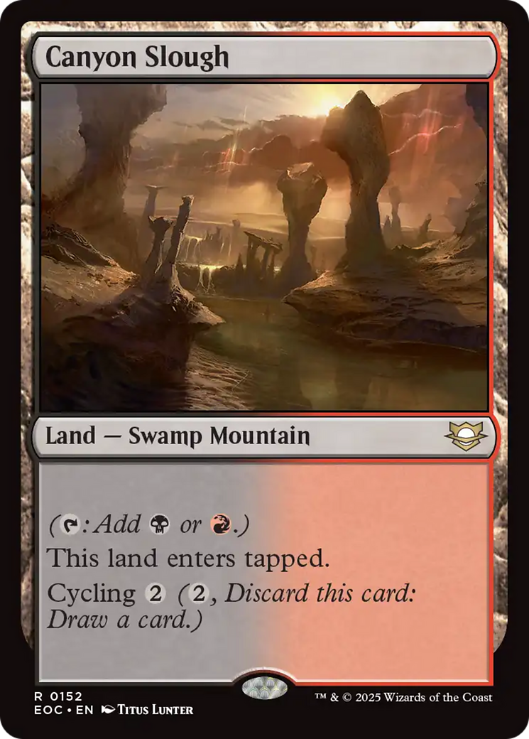 Canyon Slough [Edge of Eternities Commander] | Game Master's Emporium (The New GME)
