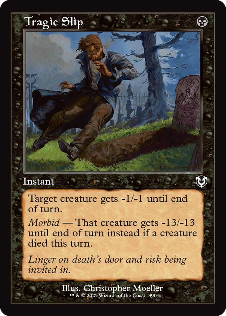 Tragic Slip (Retro Frame) [Innistrad Remastered] | Game Master's Emporium (The New GME)