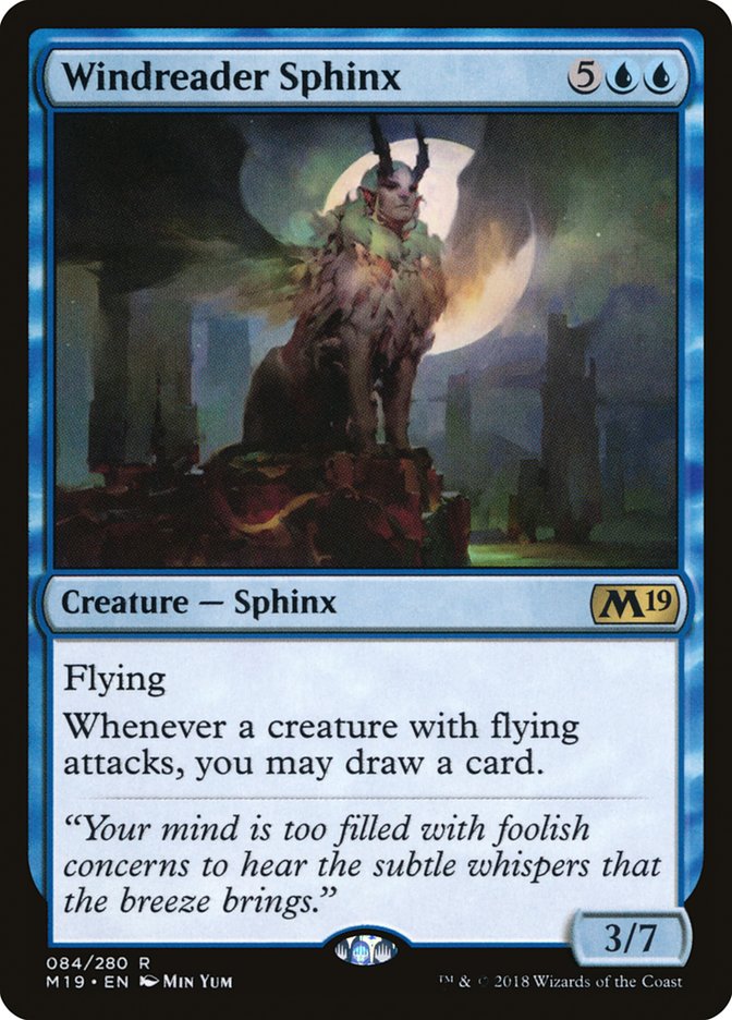 Windreader Sphinx [Core Set 2019] | Game Master's Emporium (The New GME)