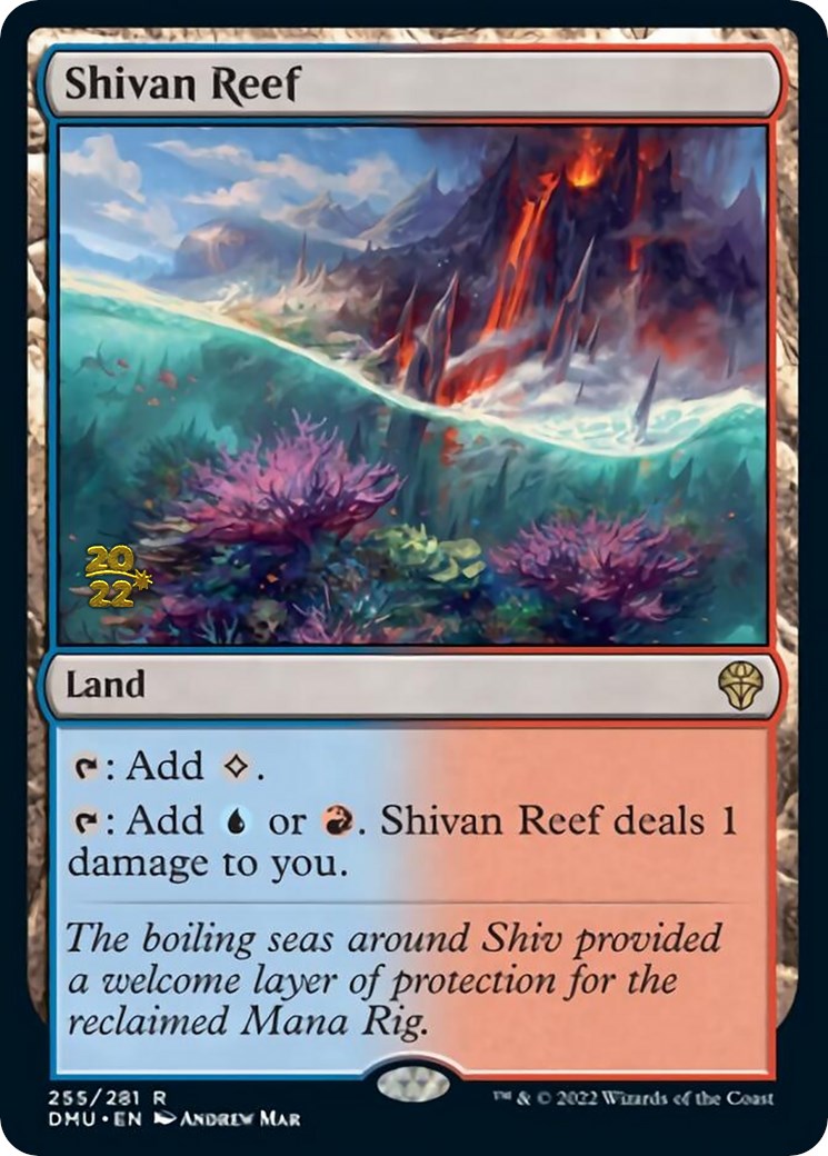 Shivan Reef [Dominaria United Prerelease Promos] | Game Master's Emporium (The New GME)