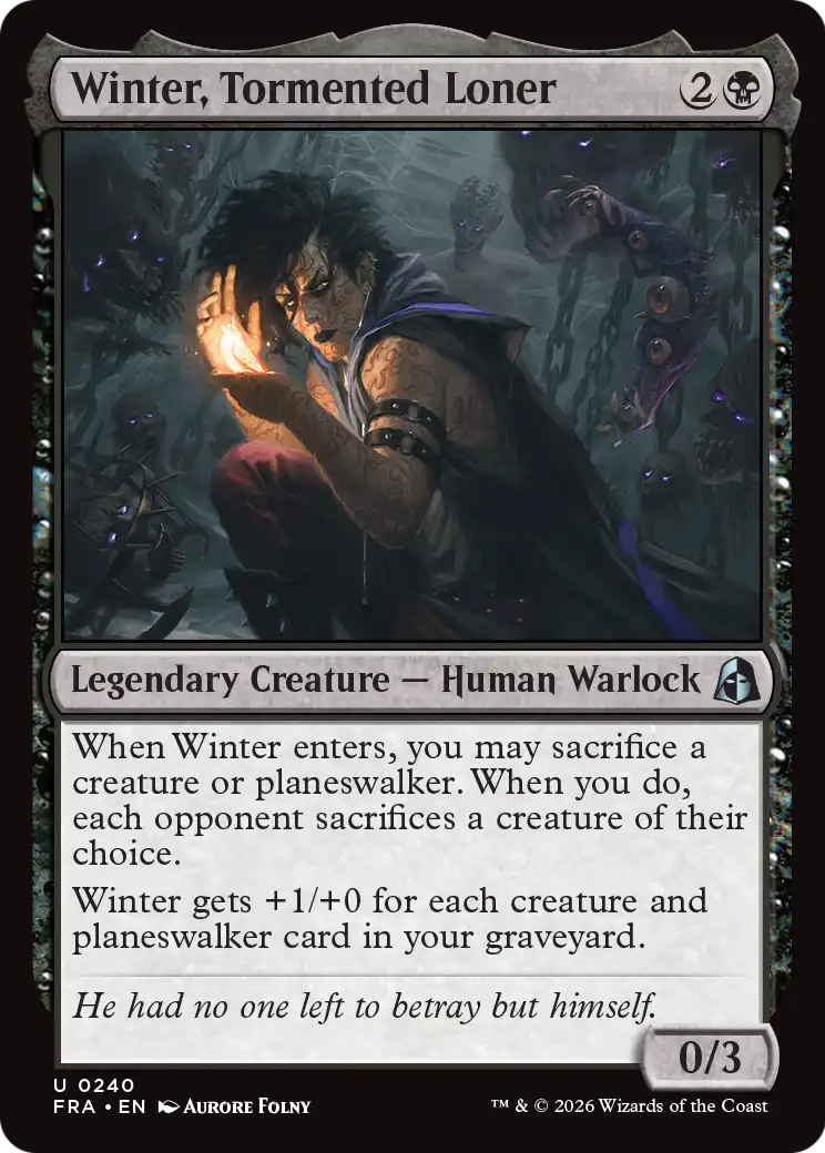 Winter, Tormented Loner [Reality Fracture] | Game Master's Emporium (The New GME)