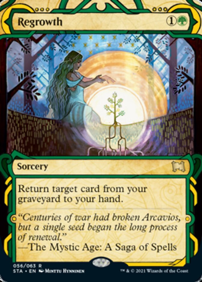 Regrowth (Foil Etched) [Strixhaven: Mystical Archive] | Game Master's Emporium (The New GME)