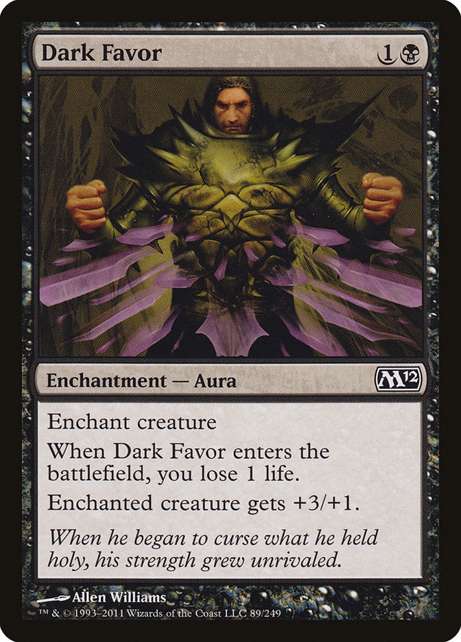 Dark Favor [Magic 2012] | Game Master's Emporium (The New GME)