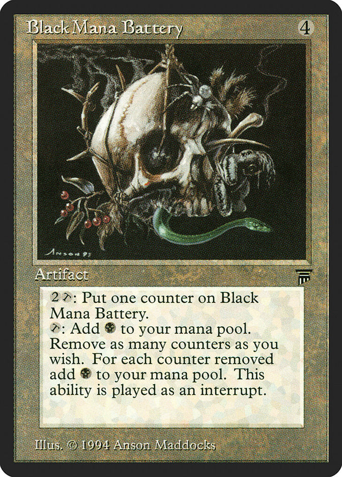 Black Mana Battery [Legends] | Game Master's Emporium (The New GME)