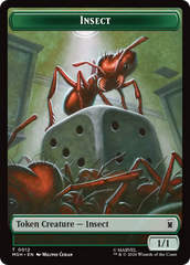 Soldier // Insect Double-Sided Token [Marvel Super Heroes Tokens] | Game Master's Emporium (The New GME)