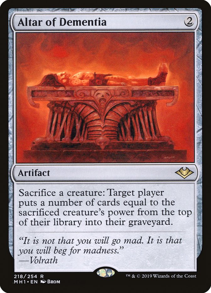 Altar of Dementia [Modern Horizons] | Game Master's Emporium (The New GME)