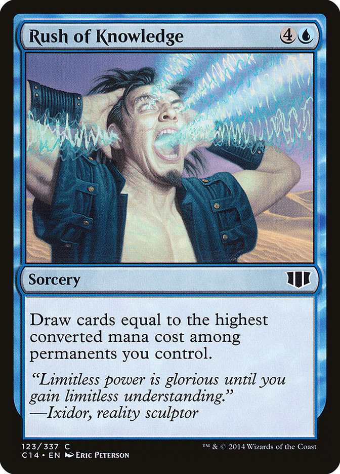 Rush of Knowledge [Commander 2014] | Game Master's Emporium (The New GME)