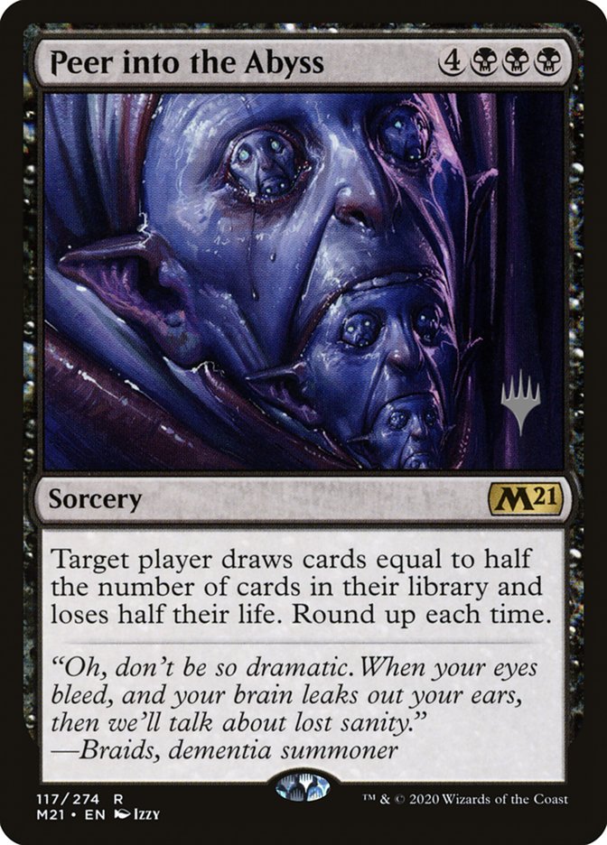 Peer into the Abyss (Promo Pack) [Core Set 2021 Promos] | Game Master's Emporium (The New GME)