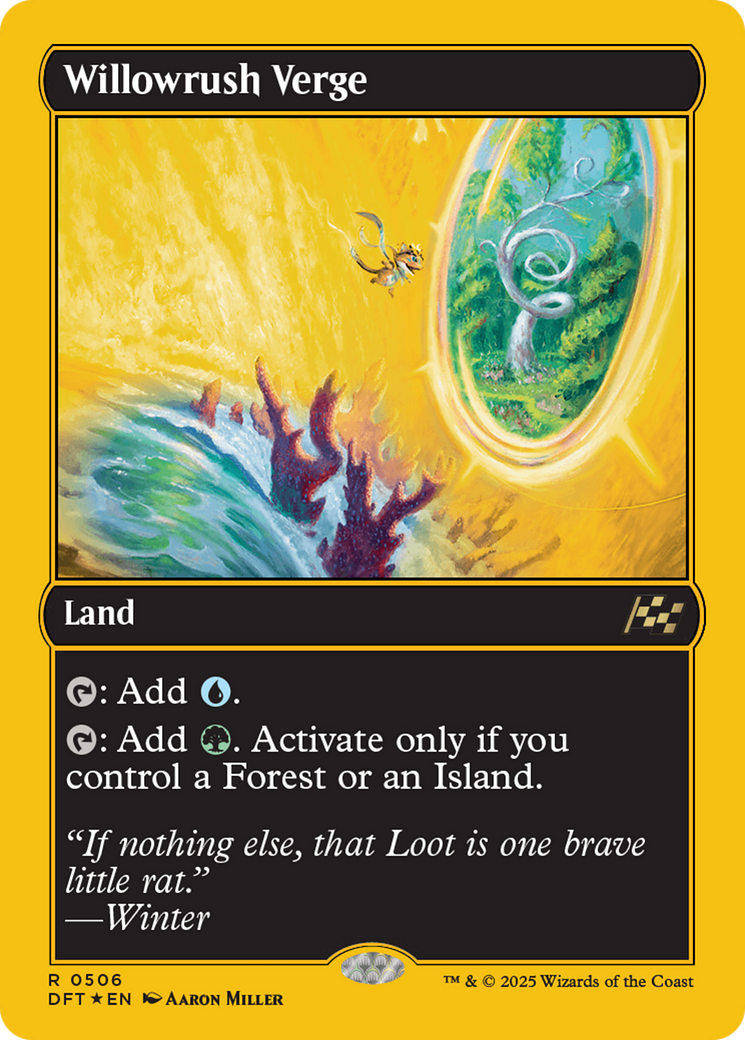 Willowrush Verge (First-Place Foil) [Aetherdrift] | Game Master's Emporium (The New GME)