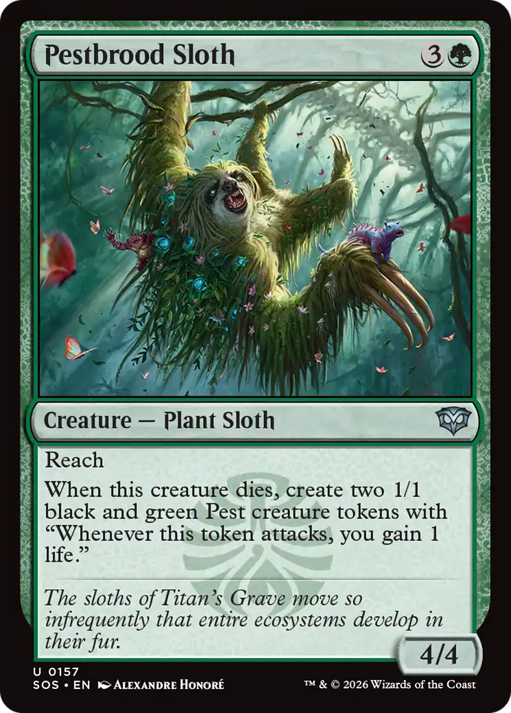 Pestbrood Sloth [Secrets of Strixhaven] | Game Master's Emporium (The New GME)