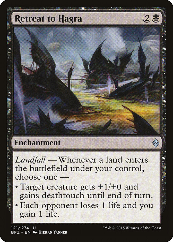 Retreat to Hagra [Battle for Zendikar] | Game Master's Emporium (The New GME)