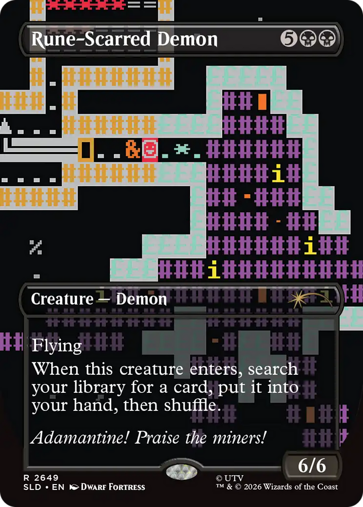 Rune-Scarred Demon [Secret Lair Drop Series] | Game Master's Emporium (The New GME)