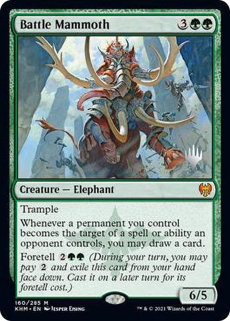 Battle Mammoth (Promo Pack) [Kaldheim Promos] | Game Master's Emporium (The New GME)