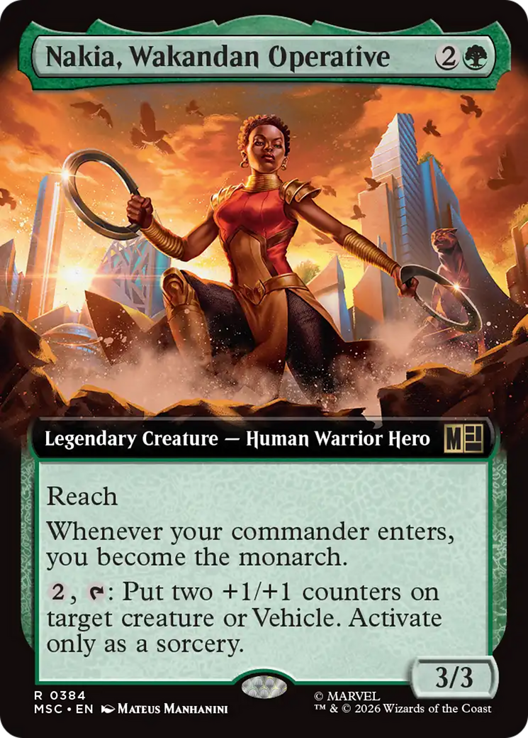 Nakia, Wakandan Operative (Extended Art) [Marvel Super Heroes Commander] | Game Master's Emporium (The New GME)