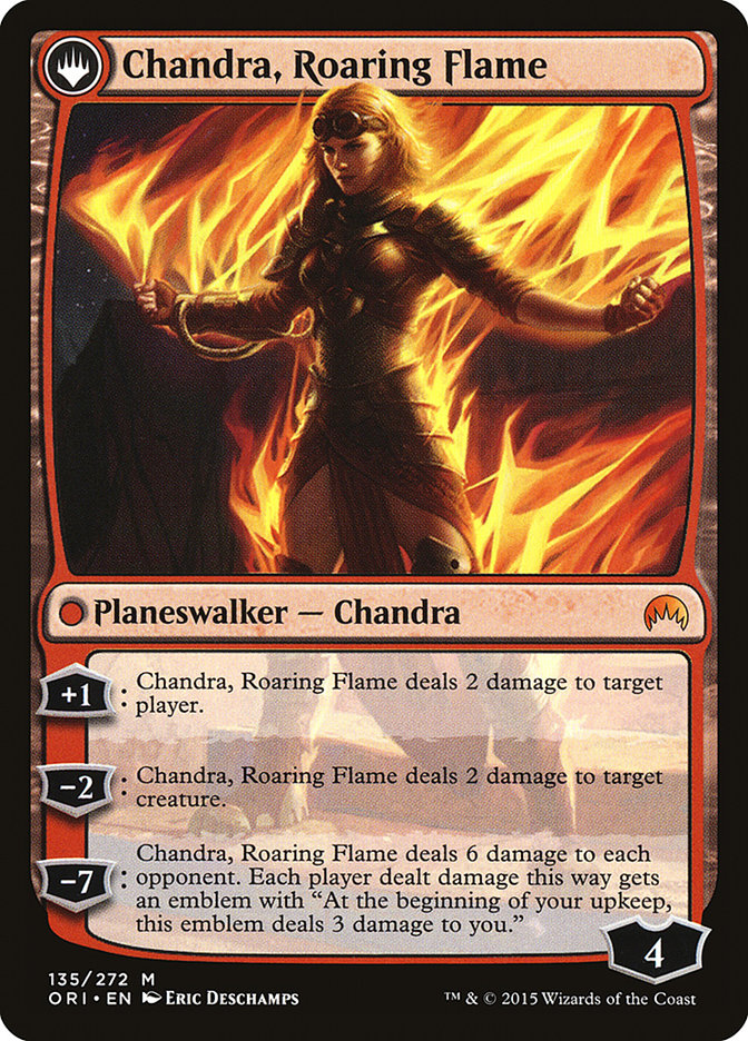 Chandra, Fire of Kaladesh // Chandra, Roaring Flame [Magic Origins] | Game Master's Emporium (The New GME)
