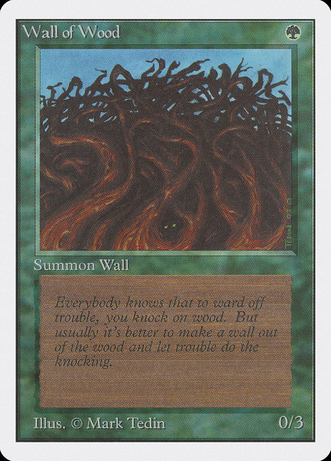 Wall of Wood [Unlimited Edition] | Game Master's Emporium (The New GME)
