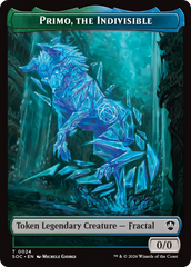 Primo, The Indivisble // Treasure Double-Sided Token [Secrets of Strixhaven Commander Tokens] | Game Master's Emporium (The New GME)