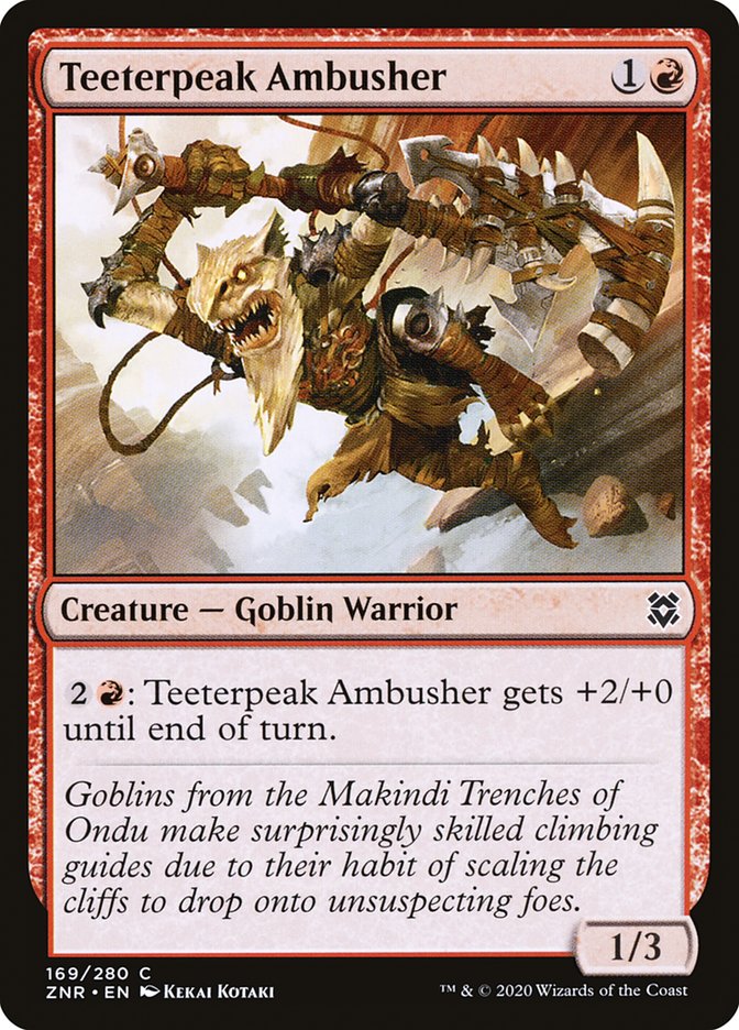 Teeterpeak Ambusher [Zendikar Rising] | Game Master's Emporium (The New GME)