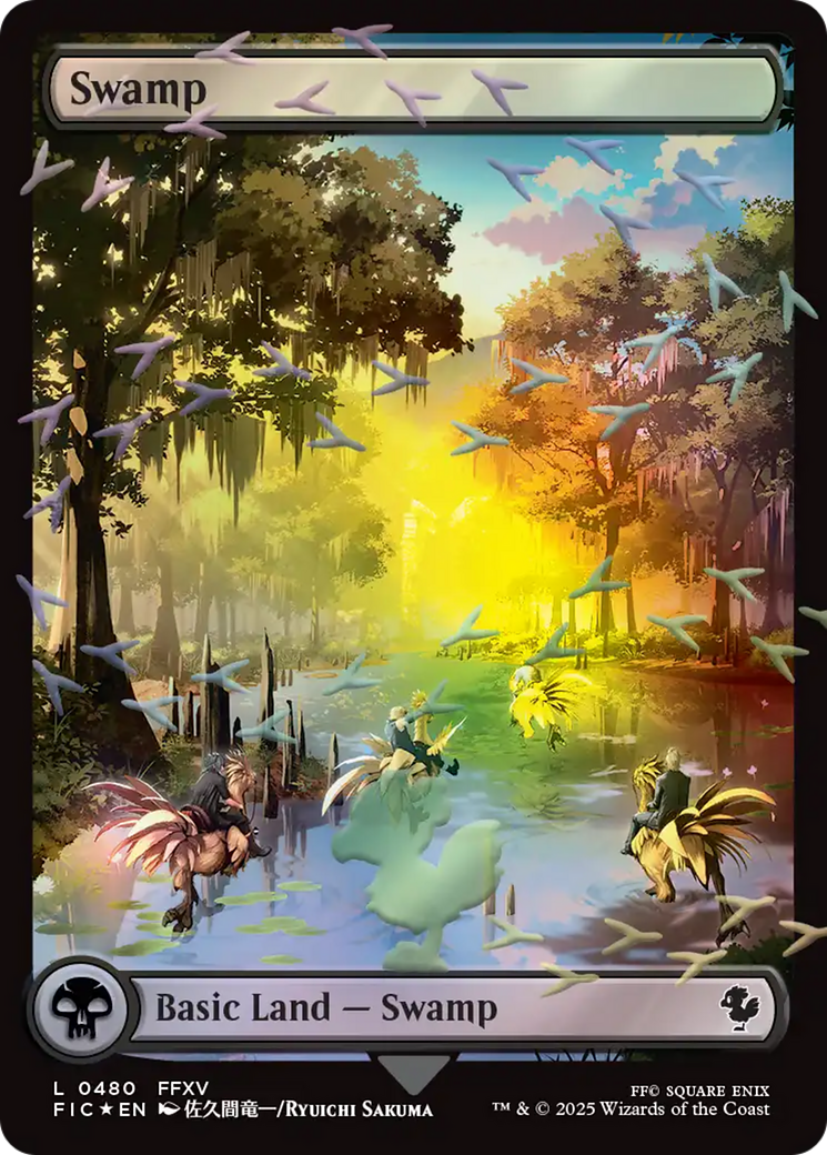 Swamp (Chocobo Track Foil) [FINAL FANTASY Commander] | Game Master's Emporium (The New GME)