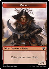 Pirate // Pegasus Double-Sided Token [Wilds of Eldraine Commander Tokens] | Game Master's Emporium (The New GME)