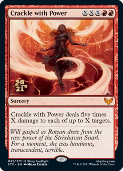 Crackle with Power [Strixhaven: School of Mages Prerelease Promos] | Game Master's Emporium (The New GME)