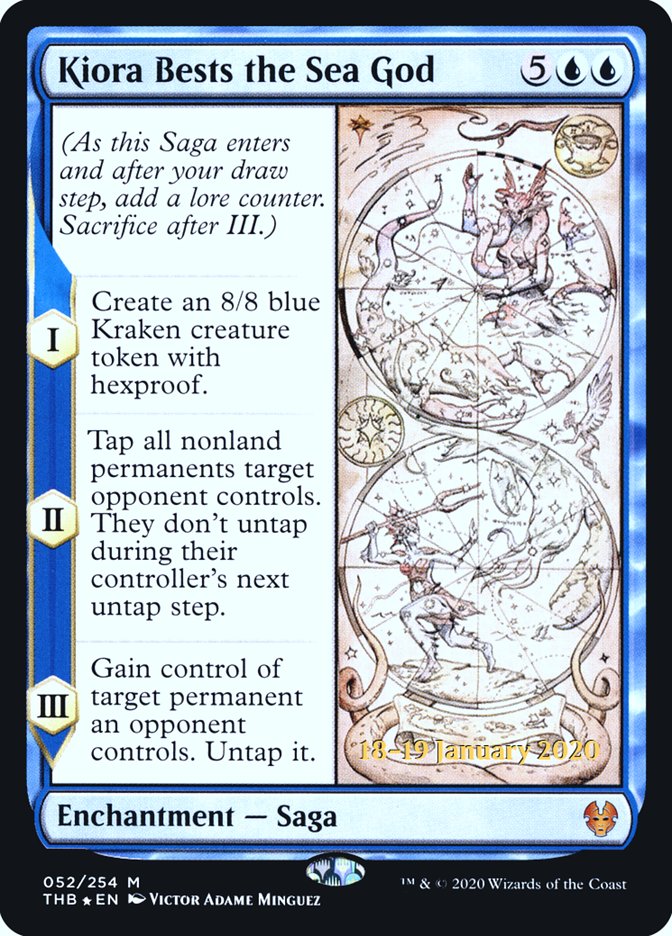 Kiora Bests the Sea God [Theros Beyond Death Prerelease Promos] | Game Master's Emporium (The New GME)