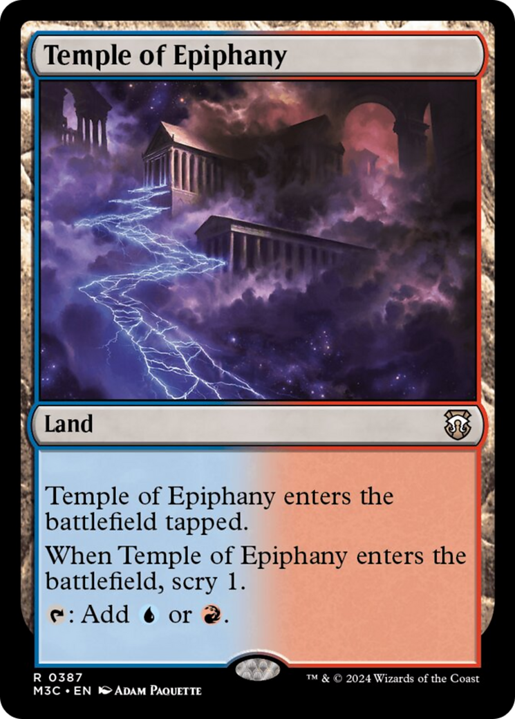 Temple of Epiphany [Modern Horizons 3 Commander] | Game Master's Emporium (The New GME)