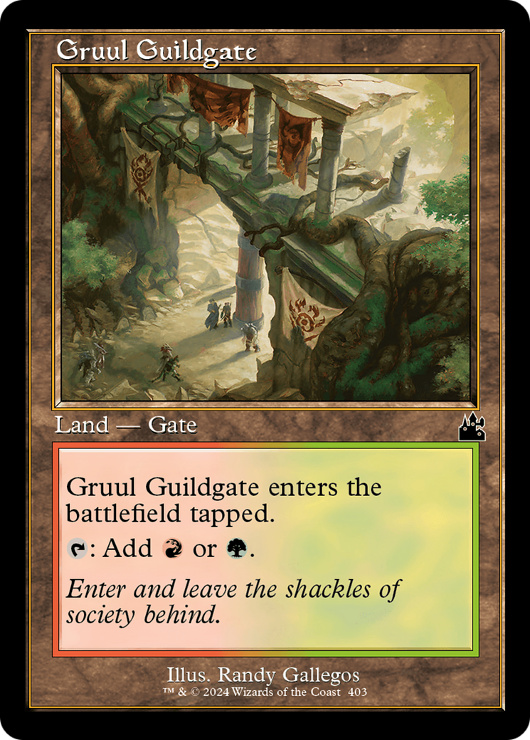 Gruul Guildgate (Retro Frame) [Ravnica Remastered] | Game Master's Emporium (The New GME)