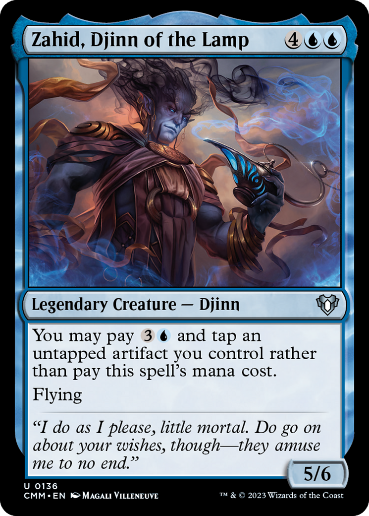 Zahid, Djinn of the Lamp [Commander Masters] | Game Master's Emporium (The New GME)