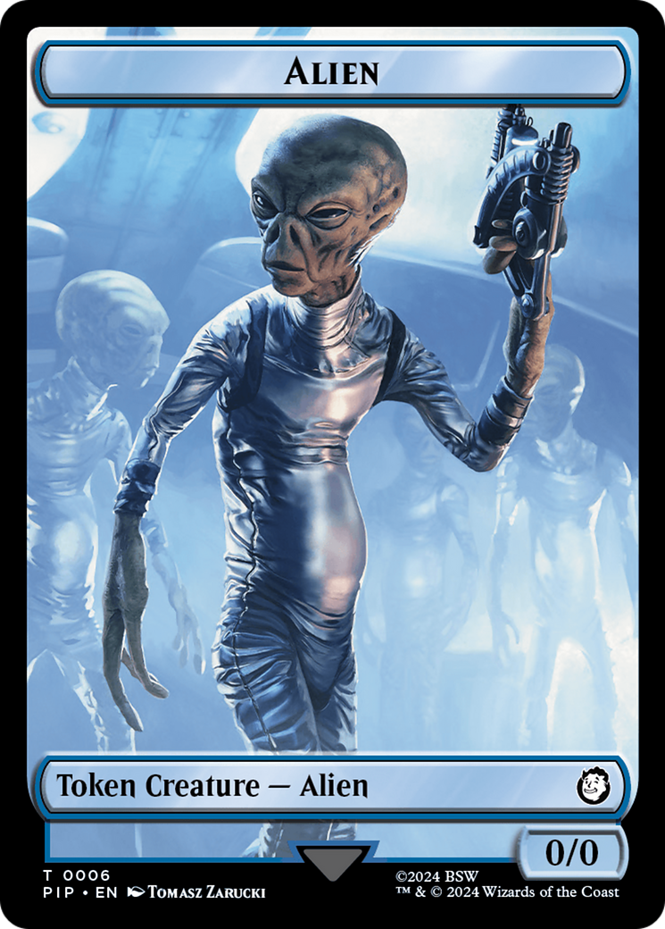 Food (0014) // Alien Double-Sided Token [Fallout Tokens] | Game Master's Emporium (The New GME)