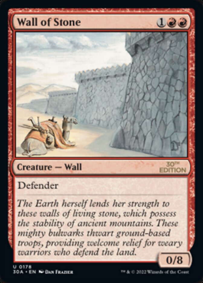Wall of Stone [30th Anniversary Edition] | Game Master's Emporium (The New GME)