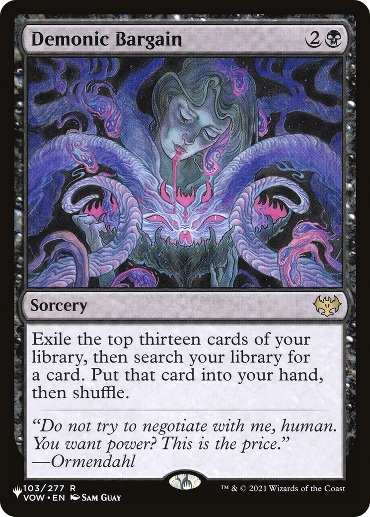 Demonic Bargain [The List] | Game Master's Emporium (The New GME)