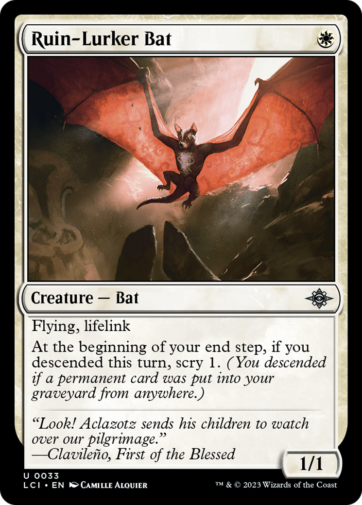 Ruin-Lurker Bat [The Lost Caverns of Ixalan] | Game Master's Emporium (The New GME)
