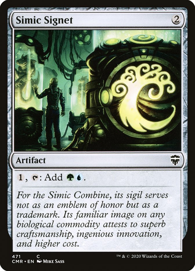 Simic Signet [Commander Legends] | Game Master's Emporium (The New GME)
