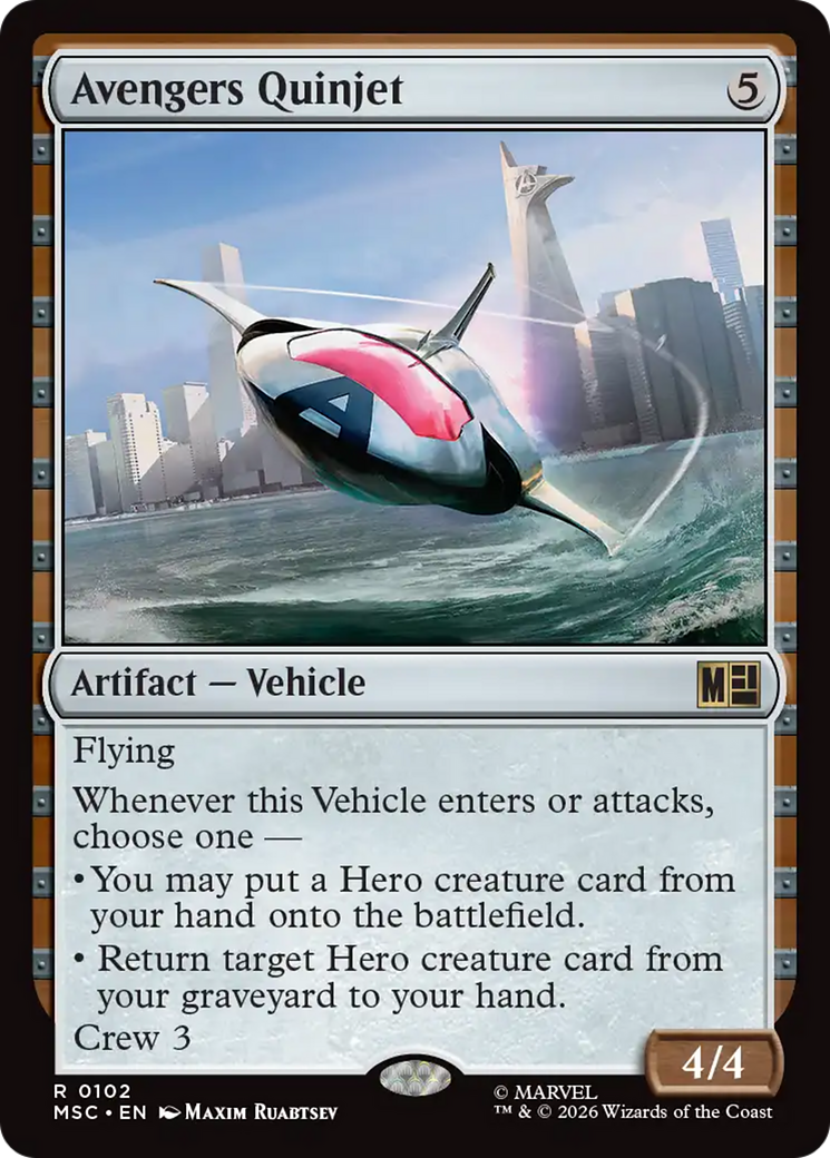 Avengers Quinjet [Marvel Super Heroes Commander] | Game Master's Emporium (The New GME)