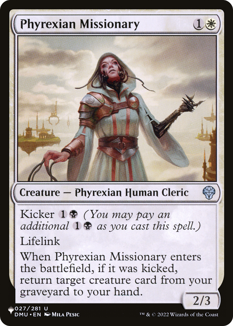 Phyrexian Missionary [The List Reprints] | Game Master's Emporium (The New GME)