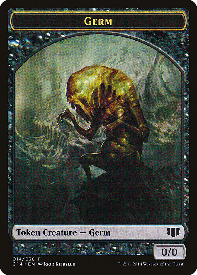 Stoneforged Blade // Germ Double-Sided Token [Commander 2014 Tokens] | Game Master's Emporium (The New GME)