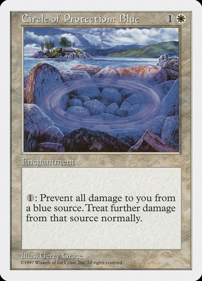 Circle of Protection: Blue [Fifth Edition] | Game Master's Emporium (The New GME)