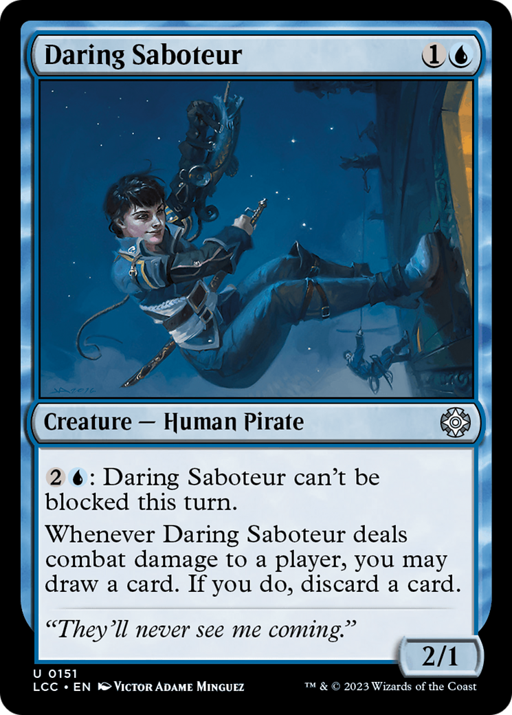 Daring Saboteur [The Lost Caverns of Ixalan Commander] | Game Master's Emporium (The New GME)