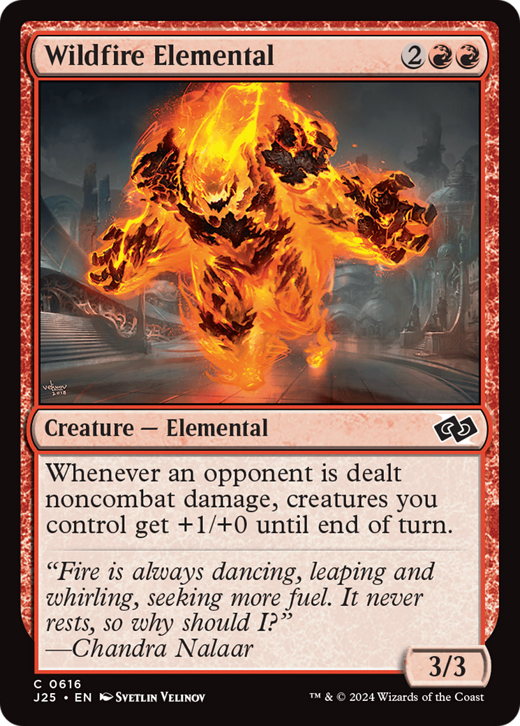 Wildfire Elemental [Foundations Jumpstart] | Game Master's Emporium (The New GME)