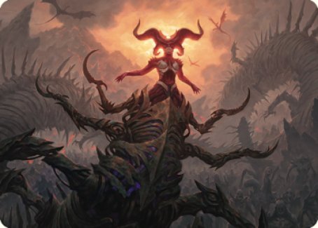 Sheoldred, the Apocalypse Art Card [Dominaria United Art Series] | Game Master's Emporium (The New GME)