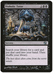 Diabolic Tutor (Oversized) [Eighth Edition Box Topper] | Game Master's Emporium (The New GME)