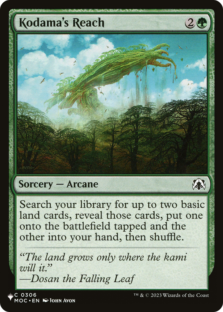Kodama's Reach (MOC) [The List] | Game Master's Emporium (The New GME)
