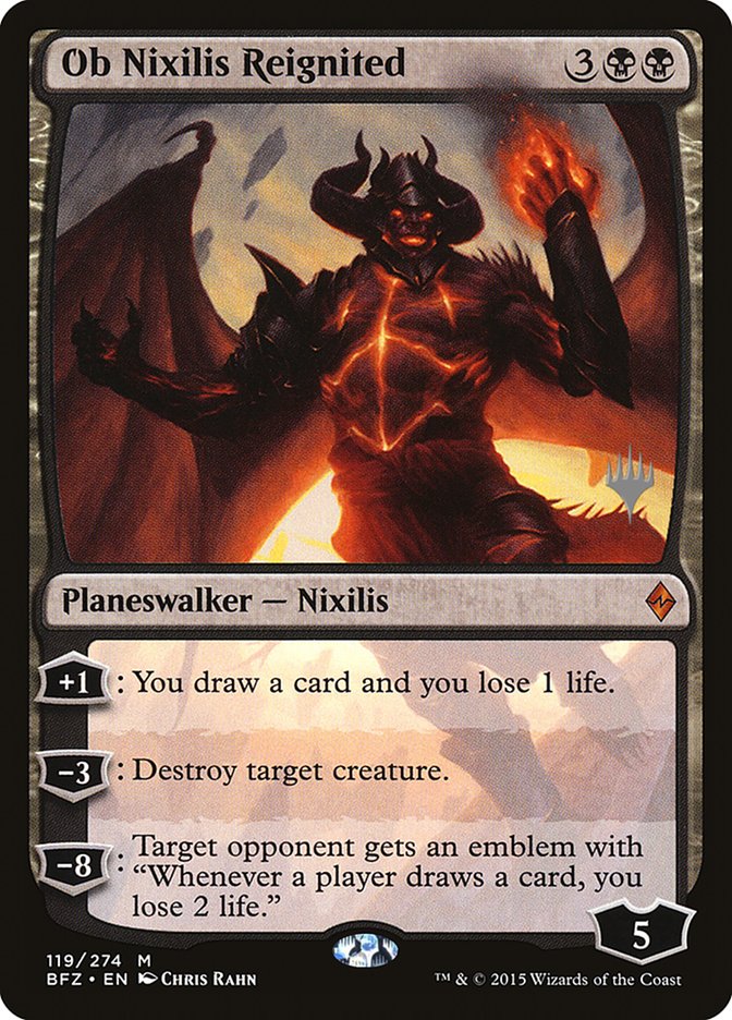 Ob Nixilis Reignited (Promo Pack) [Battle for Zendikar Promos] | Game Master's Emporium (The New GME)