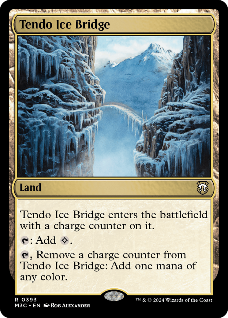 Tendo Ice Bridge (Ripple Foil) [Modern Horizons 3 Commander] | Game Master's Emporium (The New GME)