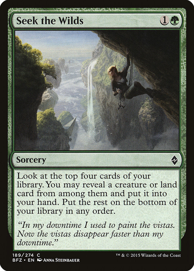 Seek the Wilds [Battle for Zendikar] | Game Master's Emporium (The New GME)