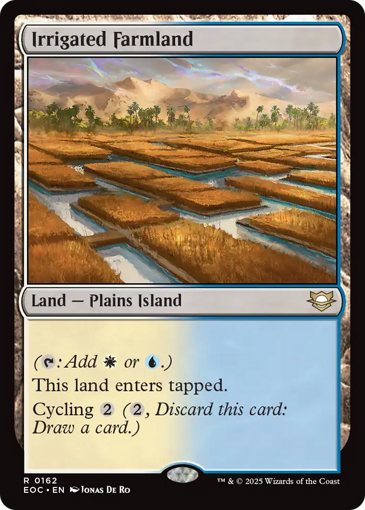 Irrigated Farmland [Edge of Eternities Commander] | Game Master's Emporium (The New GME)