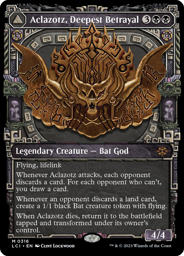 Aclazotz, Deepest Betrayal // Temple of the Dead (Showcase) [The Lost Caverns of Ixalan] | Game Master's Emporium (The New GME)