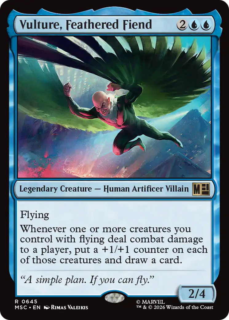Vulture, Feathered Fiend [Marvel Super Heroes Commander] | Game Master's Emporium (The New GME)
