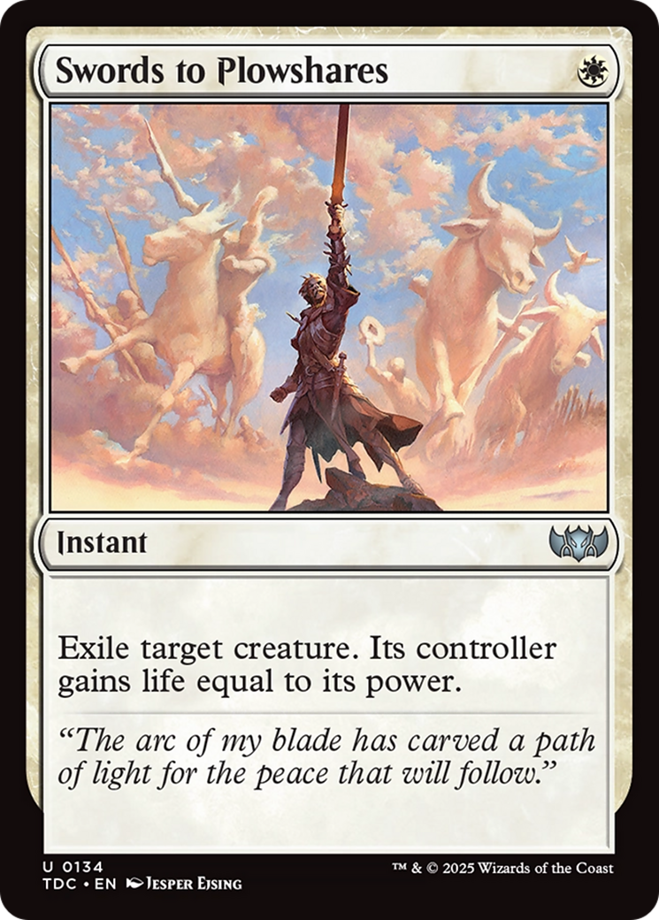 Swords to Plowshares [Tarkir: Dragonstorm Commander] | Game Master's Emporium (The New GME)